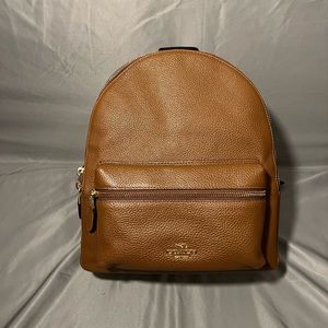 Women’s Coach Leather Backpack
